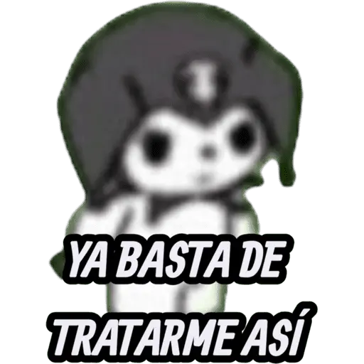 STICKERS DE BEBÉ KUROMI🖤