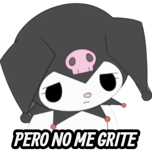 STICKERS DE BEBÉ KUROMI🖤