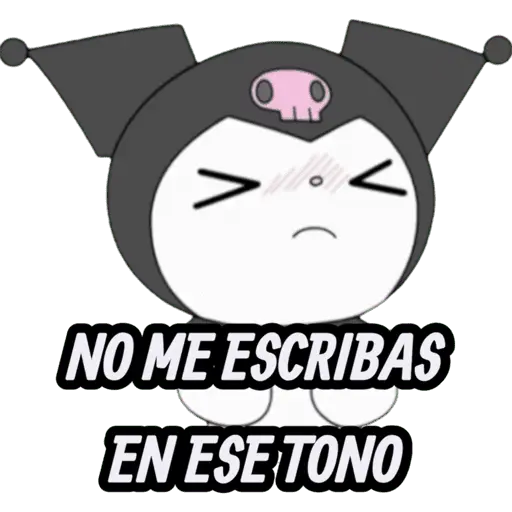 STICKERS DE BEBÉ KUROMI🖤