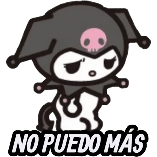 STICKERS DE BEBÉ KUROMI🖤