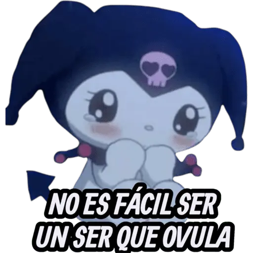 STICKERS DE BEBÉ KUROMI🖤