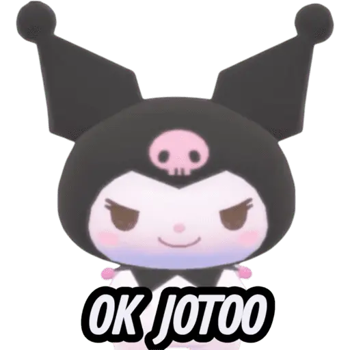 STICKERS DE BEBÉ KUROMI🖤