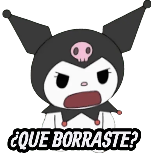 STICKERS DE BEBÉ KUROMI🖤