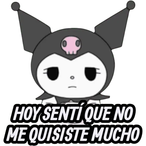 STICKERS DE BEBÉ KUROMI🖤