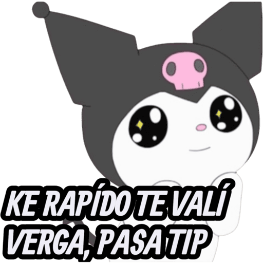 STICKERS DE BEBÉ KUROMI🖤 preview