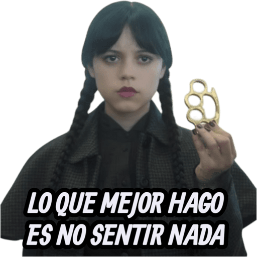 STICKERS DE MERLINA🖤 preview