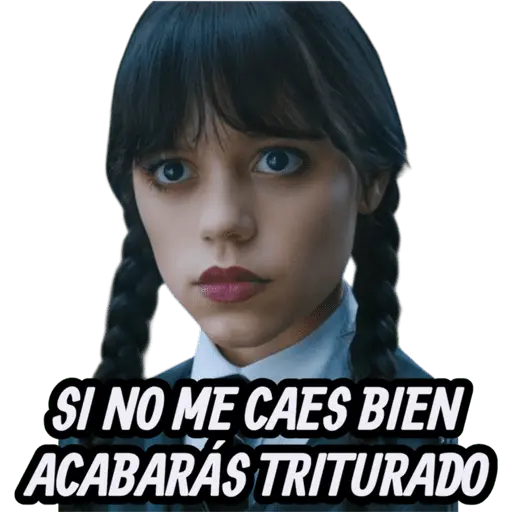 STICKERS DE MERLINA🖤