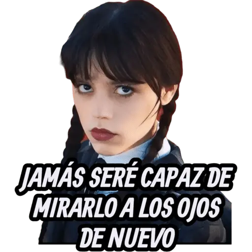 STICKERS DE MERLINA🖤