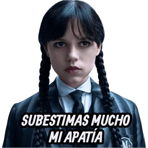 STICKERS DE MERLINA🖤
