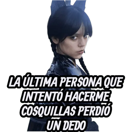 STICKERS DE MERLINA🖤