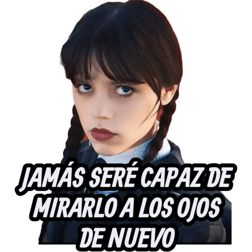 STICKERS DE MERLINA🖤 preview