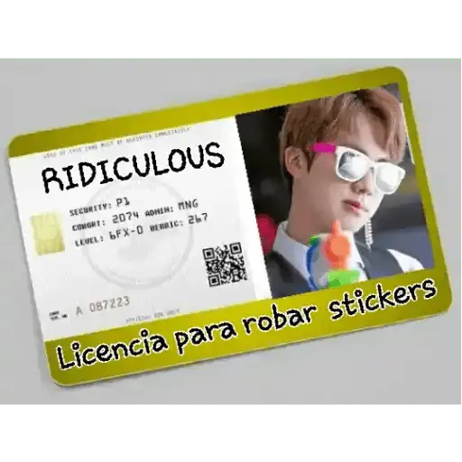 licencias para robar stickers