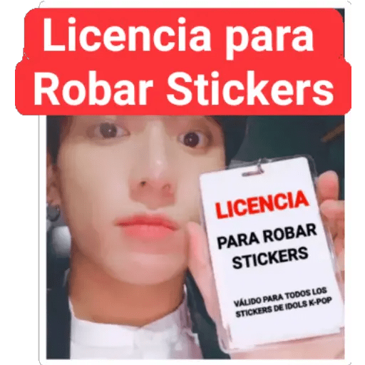 licencias para robar stickers preview