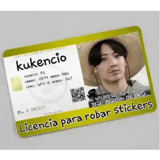 licencias para robar stickers