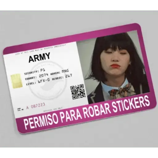 licencias para robar stickers
