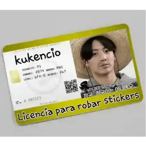 licencias para robar stickers preview