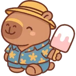 Capibara Kawaii 🏖🍹🌞