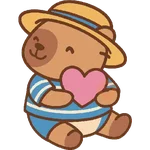 Capibara Kawaii 🏖🍹🌞