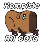 Capibara animado 🦫🗨️📱