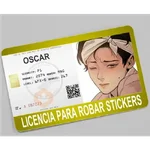 licencia de robar estiker