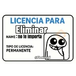 Licencia 😌🗣️😃