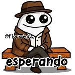 Flork en una banca 🥺✨