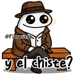 Flork en una banca 🥺✨