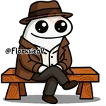 Flork en una banca 🥺✨