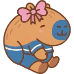 Capibara kawaii de verano 🏖