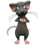 rata triste 😶‍🌫️ rata tímida 💖