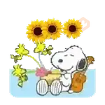 Snoopy en primavera 🌺🌻