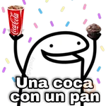 Una coca con pan 🥐🥤Flork😋