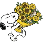 🌻Snoopy flores amarillas 🌼🌻