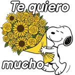 🌻Snoopy flores amarillas 🌼🌻