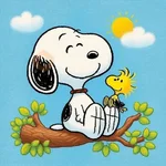 🦴 Snoopy feliz 🐶🐾🏡
