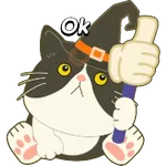 Halloween Cute Black Cat🐈‍⬛✨