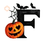 👻Halloween letras abecedario 🎃