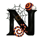 👻Halloween letras abecedario 🎃