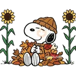 Snoopy Otoño Autumn 🍁🍂🍁🍂