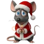 🎄Ratita triste tímida Navidad🎄