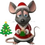 🎄Ratita triste tímida Navidad🎄
