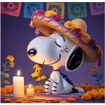 🏵️Día de muertos Snoopy 🏵️🕯️✝️