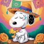🏵️Día de muertos Snoopy 🏵️🕯️✝️