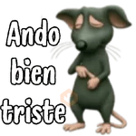 Rata triste 😔 Rata tímida 🐀🥹