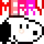 navidad pixel Snoopy 