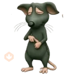Rata triste 😢 Rata tímida 🐀 
