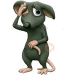 Rata triste 😢 Rata tímida 🐀 