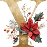 🎄Alfabeto Elegante Navidad abc