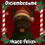 Navidad Bulldog templates🐾🎄✨