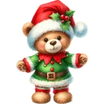 Navidad Cute Bear 🎄✨🐻